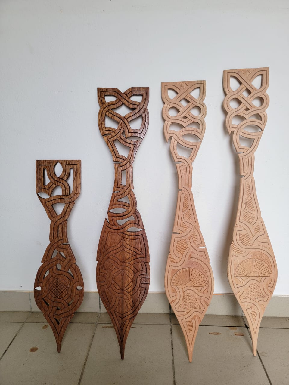Pagaies en bois — Sarame Art Design