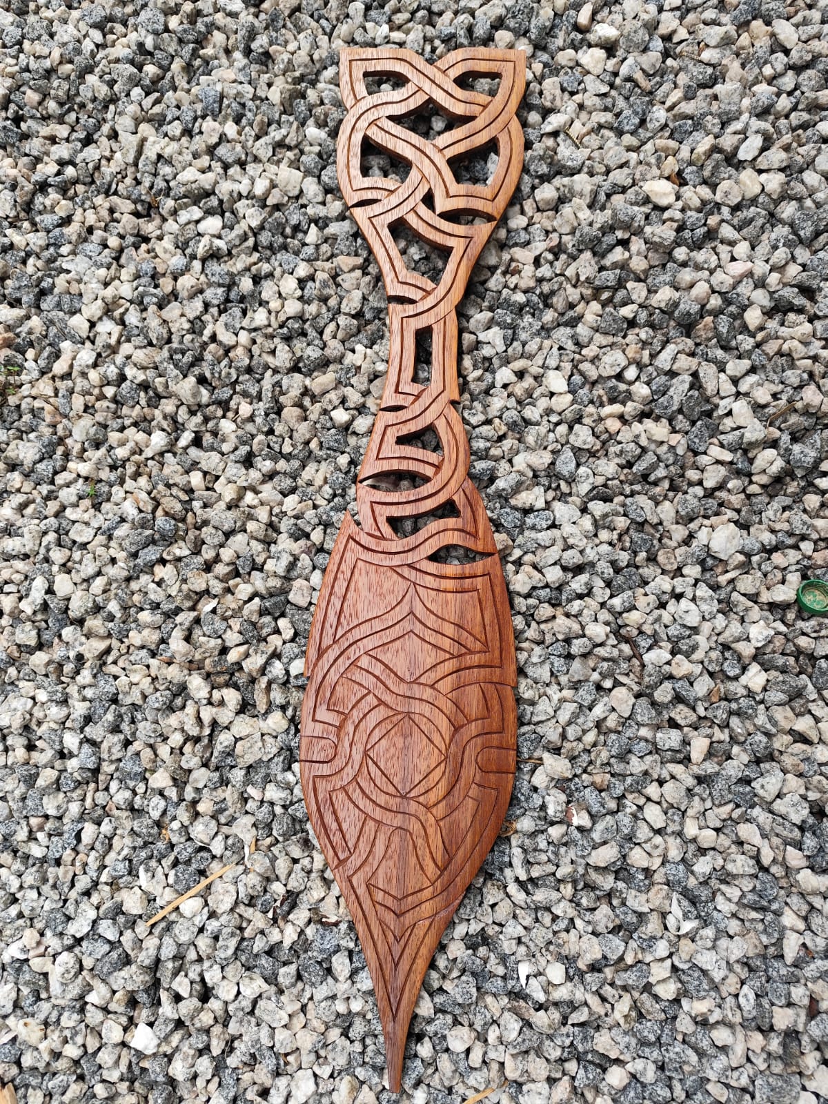 Pagaie en bois — Sarame Art Design